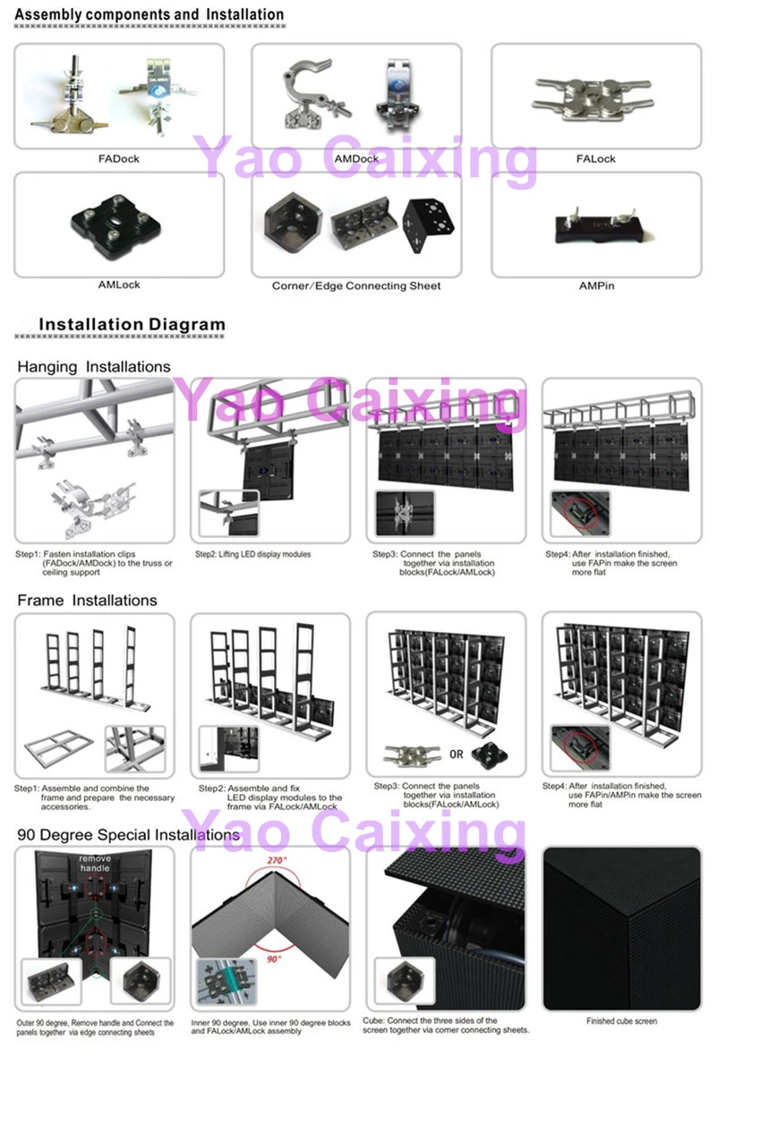 HD SMD P6.67 rgb полноцветный светодиодный экран Шкаф Водонепроницаемый светодиодный дисплей светодиодный модуль рекламы матричный