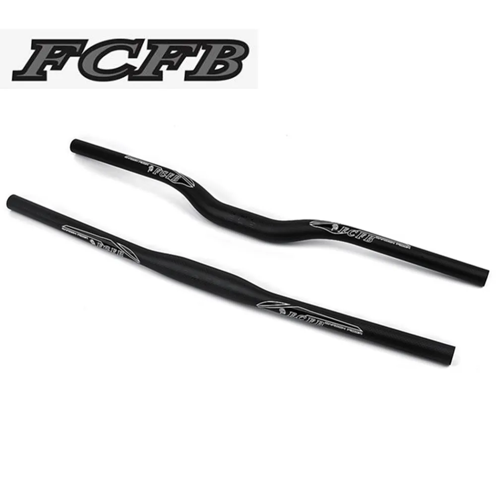 

FCFB mountain 3K matt + glossy sticker black carbon handlebar flat bar rise bar bike parts cycling parts