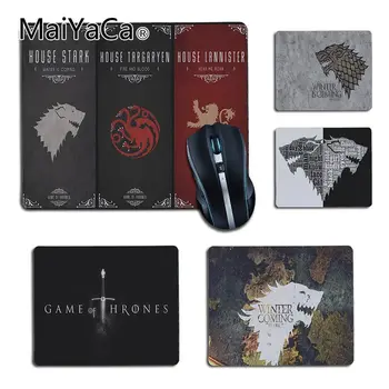 

MaiYaCa Beautiful Game Of Throne Movie logo Laptop Gamer Mousepad Non-Slip Laptop Computer PC gaming mat desk mat for lol dota2