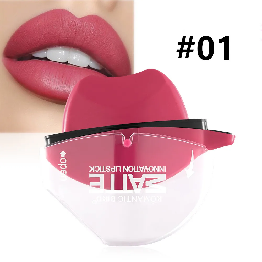 Увлажняющий бальзам для губ, меняющий температуру, телесный цвет, матовая губная помада, косметика, креативное моделирование, сексуальный розовый пробойник#6