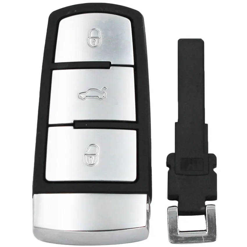 Умный пульт дистанционного управления автомобильный ключ с 3 кнопками и 434 МГц и ID46 чип-брелок для Volkswagen Magotan Passat CC P/N: 3C0 959 752 BA