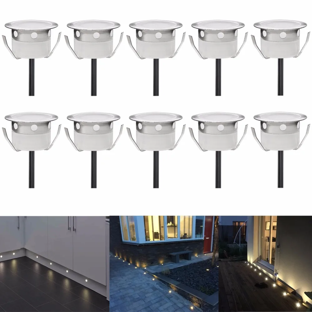 10pcs/Lots Led Wall Light for Indoor Porch Led Underground Lighting Lamp for Outdoor Fencing