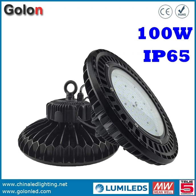 

Supermarket store warehouse workshop sport court market lighting wateproof 100 watts 100w LED high bay light fittings