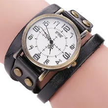 CCQ reloj de pulsera de cuero de vaca de marca de lujo, reloj de pulsera para hombre y mujer, reloj de cuarzo para mujer, reloj femenino 2020