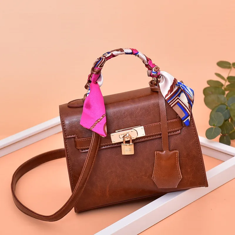 

Leather Luxury Handbag Crossbody Bags for Women Anti-theft Lock Bags Designer Sac A Main Large Fashion Shoulder Bag Bolso Mujer
