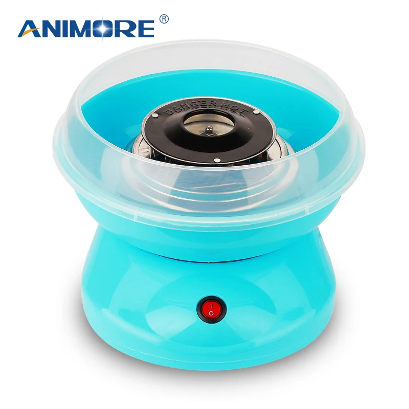 ANIMORE электрический DIY Sweet Cotton Candy Maker Зефир машина мини портативный хлопок сахарная вата машина JK-MO5 - изображение