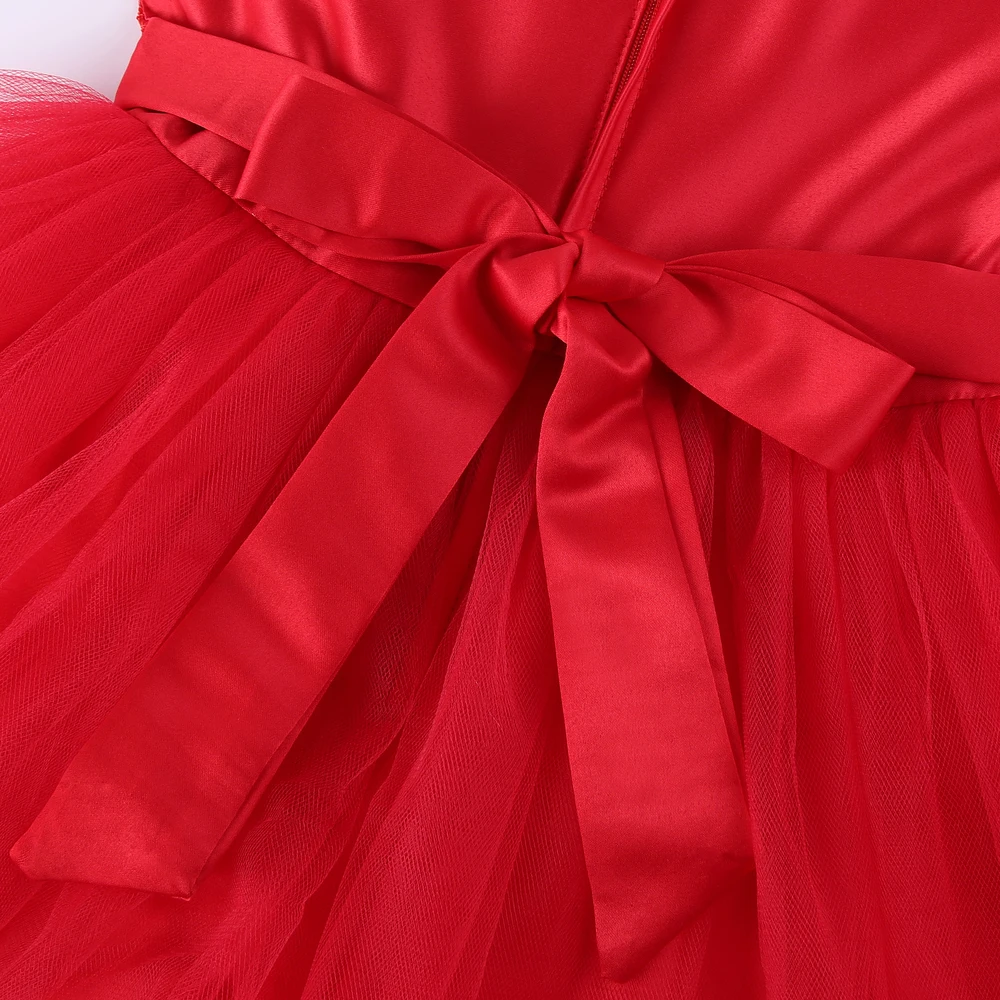 Teen Lace Flower Girls Dresses 2018 Tule Princess Formal Child Wedding Evening Clothing Party Pageant Dress For Kids Prom Gown (12)