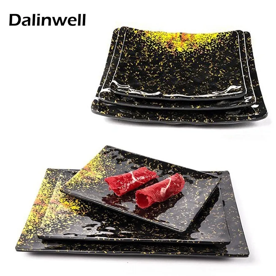 Japanese Restaurant Cheap Classical Sashimi Sushi Plate Square Rice