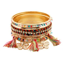 ladies indian bangles jonc bracelet femme body jewelry bohemian charms bracelets ethnic bracelet manchette pulseira prego