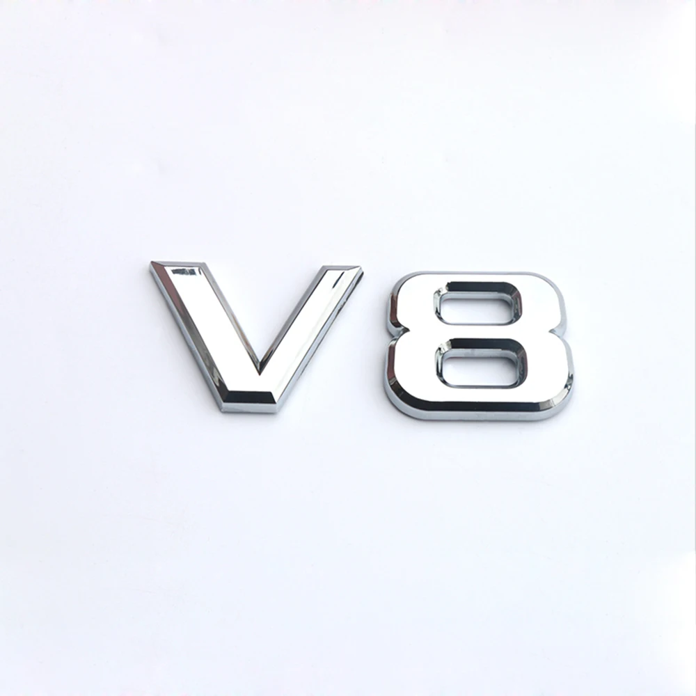 2 комплекта для Nissan Patrol Y62 2011 2012 2013 автомобиля вид сбоку и сзади смещение 3D "V8" значок Стикеры отделка из АБС-пластика
