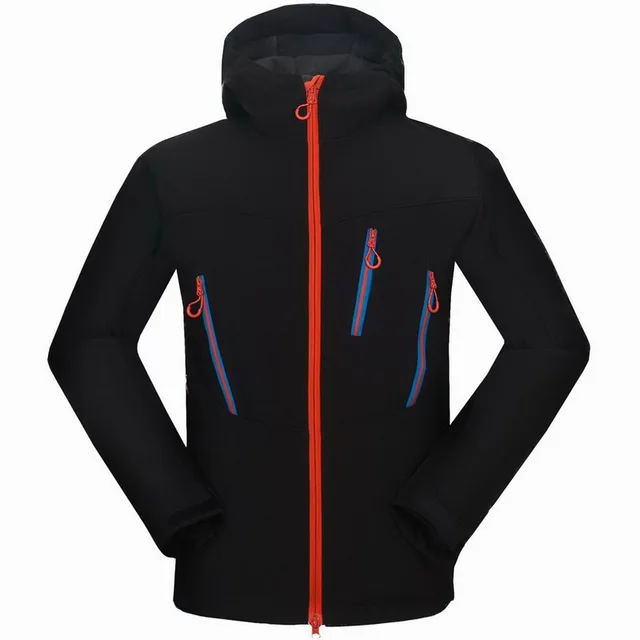 2016 Winter Thermal Tech Fleece Men's Softshell Jacket Waterproof