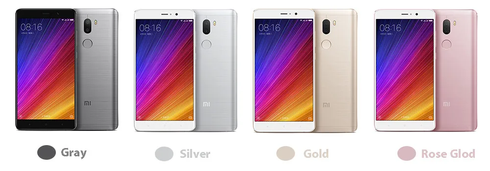 color for  xiaomi mi 5s PLUS