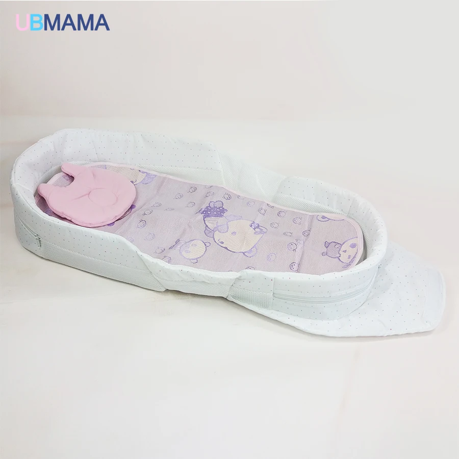 Высококачественные Портативный новорожденных baby продукта кровать раскладная кровать утолщение детская кроватка складной Портативный
