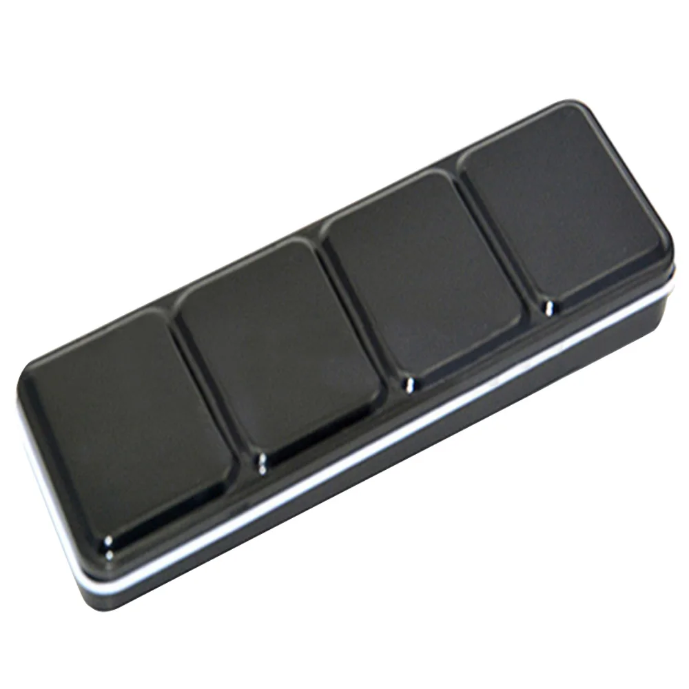 

Empty Solid Watercolor Box acuarelas aquarela Case Tin for 24 Colors Artist Drawing Paint Box Palette Painting Supplies