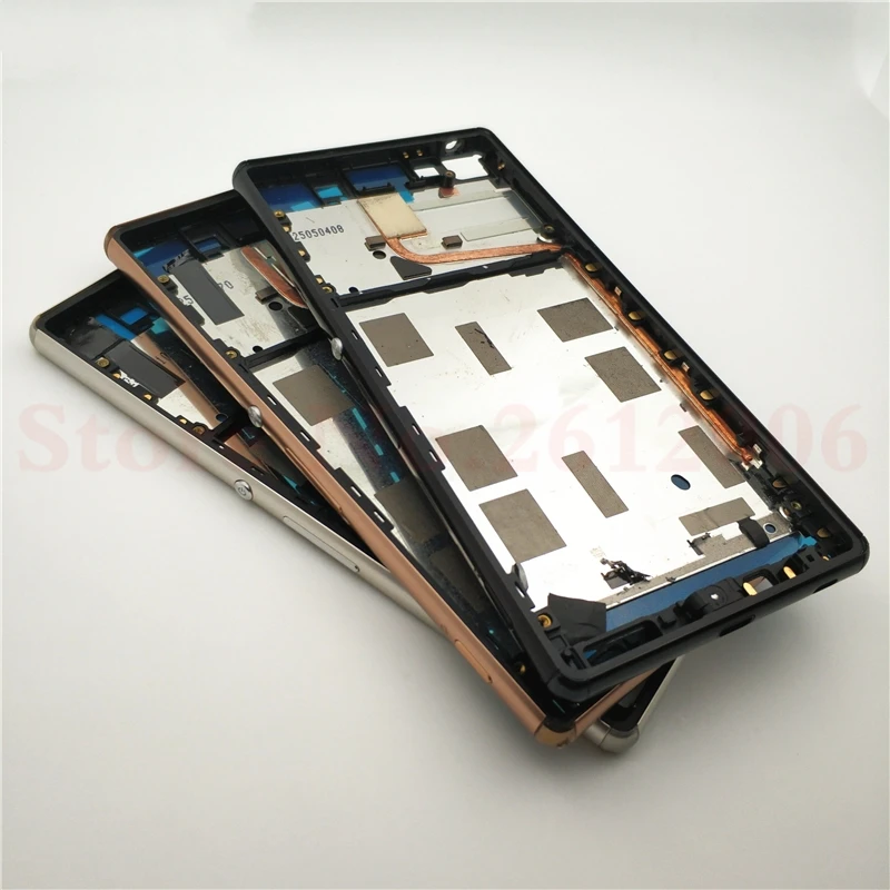 

RTBESTOYZ For Sony Xperia Z4 Z3 Plus E6553 E6533 Replacement Housing Metal Middle Frame With Dust Plug And Adhesive