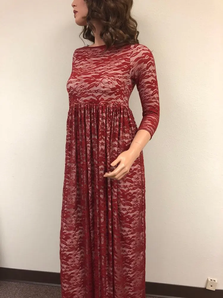 2018 maternity dresses for plus size women pregnancy dress photography props lace Fancy Maxi maternity gown for photo shoots 3XL (6)