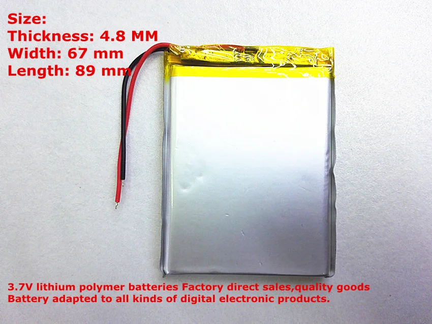 486789 506590 3,7 V литий-полимерная батарея 4000mAh MP3 MP4 Bluetooth литиевая батарея маленький стерео bluetooth gps