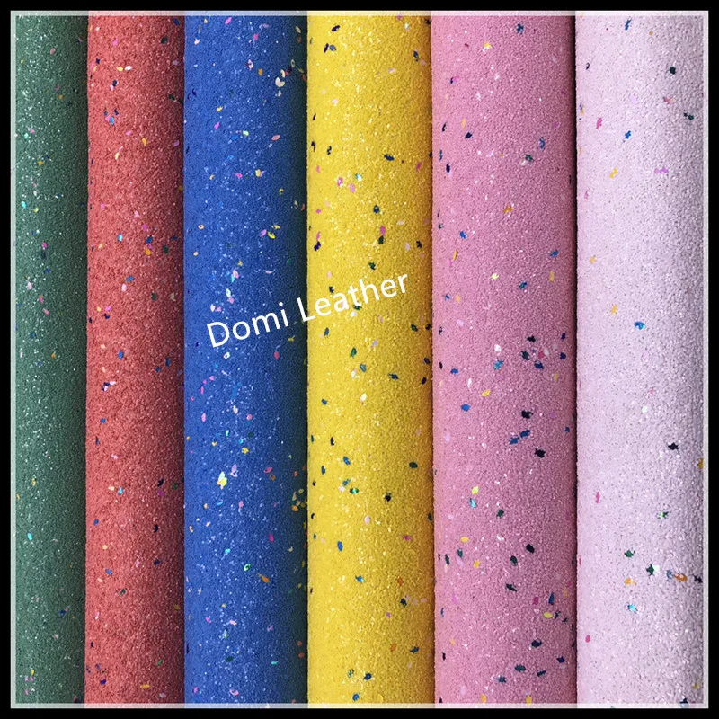 chunky glitter fabric with glitter pieces (2)