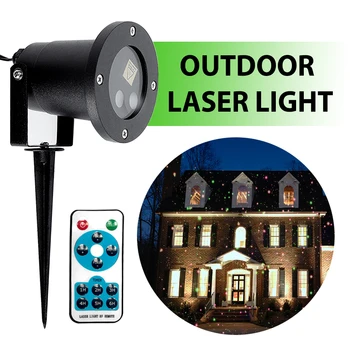 

CHIZAO Christmas Stars laser light shower Patterns projector effect Remote moving waterproof Outdoor Garden Xmas decorative lawn