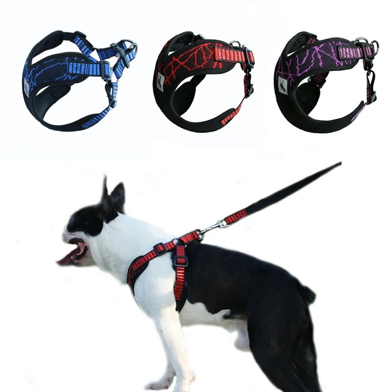 

Dog Harness Adjustable Elastic Leash Pets Accessories Puppy Dog Breathable Outdoor Vest for Small Medium Puppy Pets Products