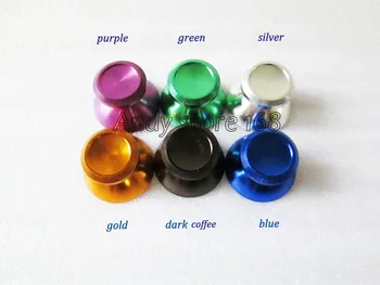 

New Colorful Aluminum Metal 3D Analog Joystick Cap For Xbox One XboxOne Durable Thumbsticks Mushroom Cap 100pcs/lot