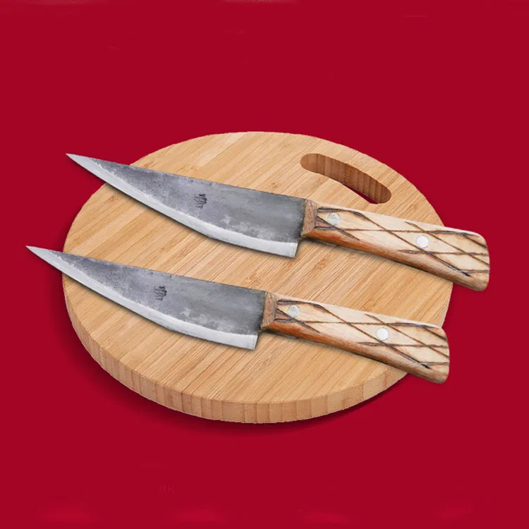 Кованые кухонные поварские Убойные ножи Мясник обвалочный нож кованые лезвия острый Кливер мясные рыбные выщипывающие ножи