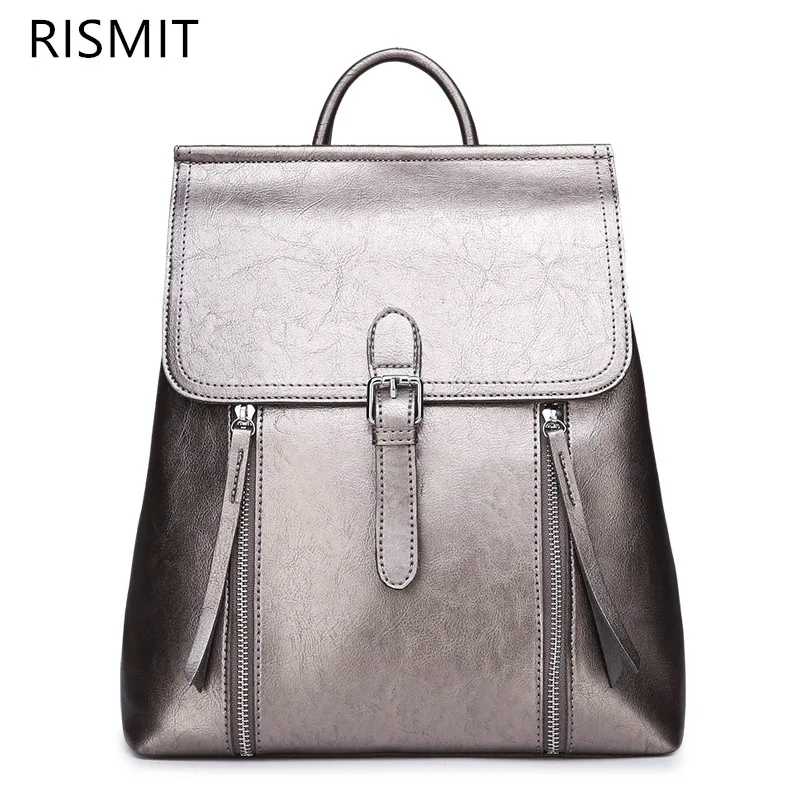 2019 распродажа Mochilas Rismit женская модная сумка кожаный рюкзак высокое качество