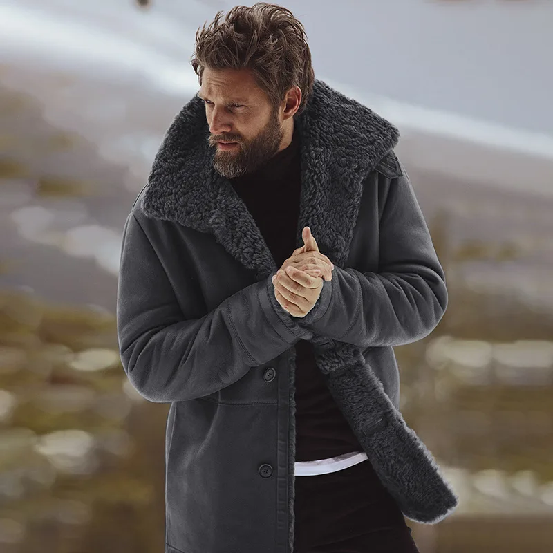 ISurvivor, мужские зимние хлопковые толстые куртки, пальто, Jaqueta Masculina, мужские повседневные Модные приталенные мужские пальто большого размера Hombre - Цвет: Gray