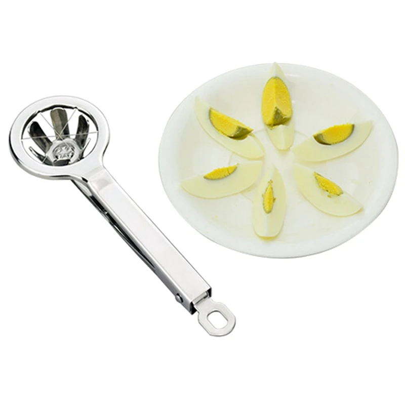 304 Stainless Steel Egg Cutter Separator Kitchen Tool Egg Splitter for