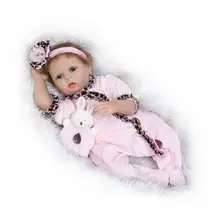 55 см кукла детский силикагель ребенок рука-укоренились кудрявый мохер для детей рождественские подарки