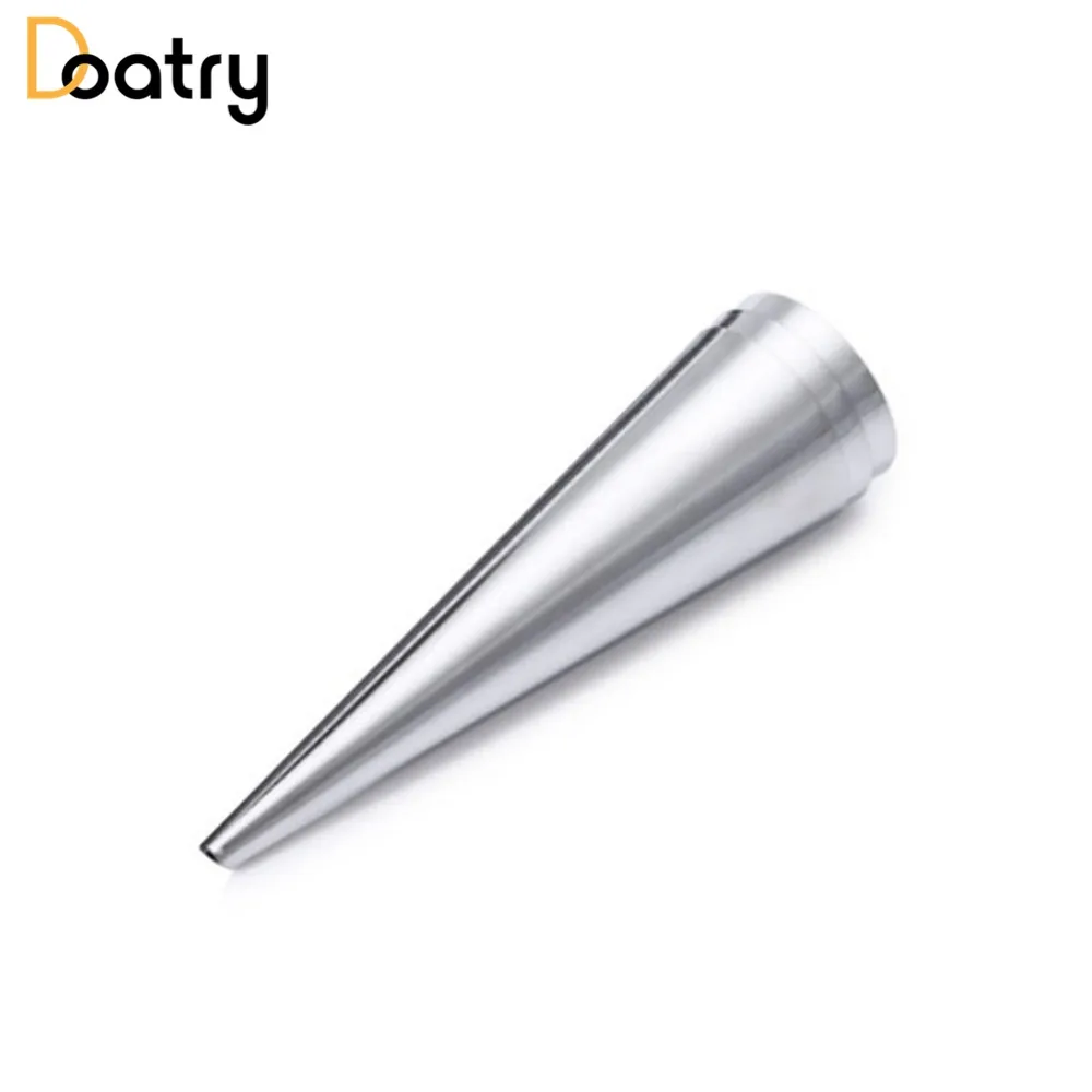 Doatry DIY выпечки конусов Нержавеющая сталь спираль запеченные круассаны трубы Рог Кондитерские ролл для выпечки торта для крема рога конусов