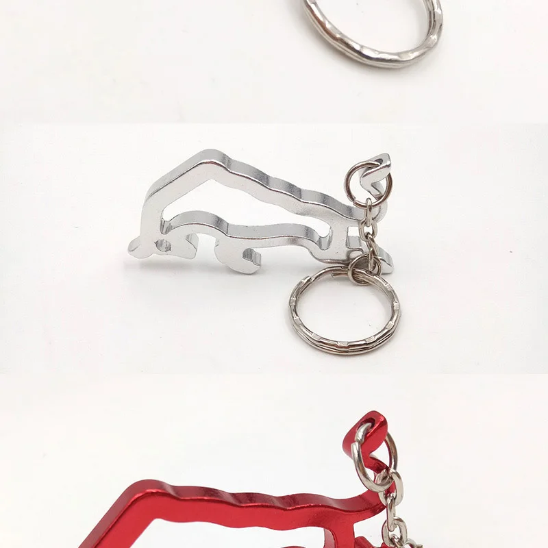 Creative Stylish Wine Beer Bottle Opener Outdoor Edc Metal Ox Bull Multifunctional Aluminum Alloy Ox Bull Shaped Keychain Bottle Opener Beer Keychains Anodized Can Keyrings
