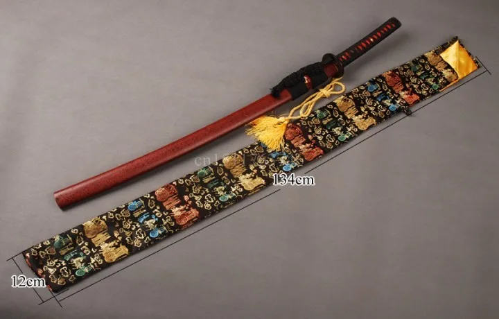 Тонкий меч штуцер Хорошие и красочные мягкие Меч сумка для меч самурая японский катана отличный подарок или коллекции QD22