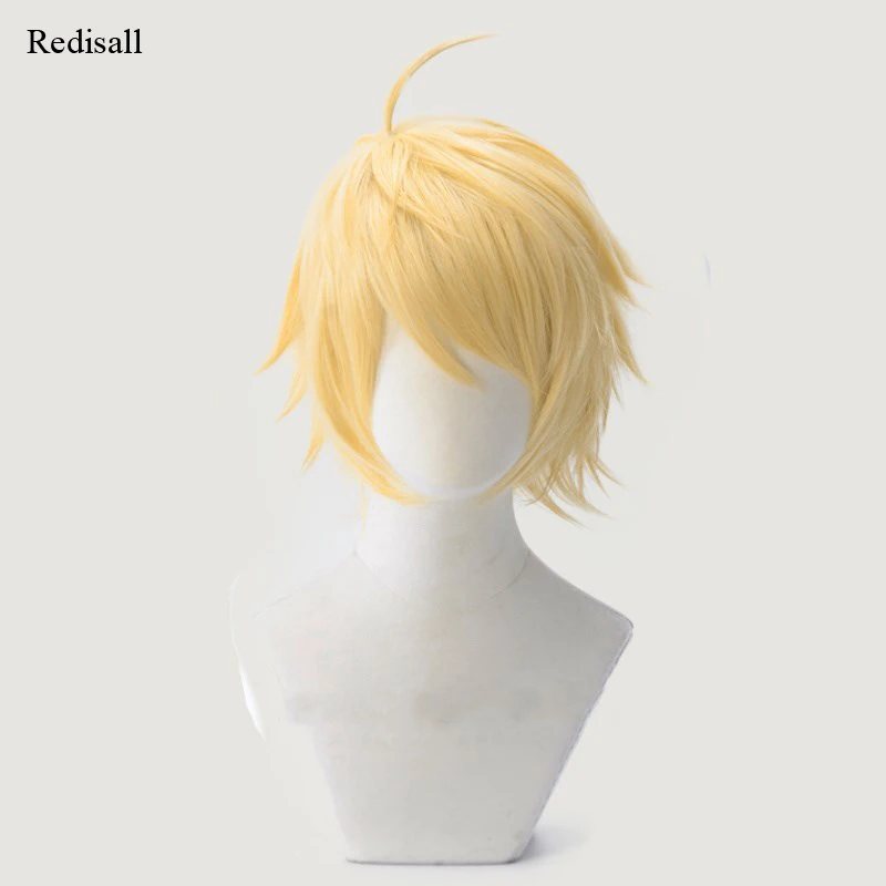

Fate/Prototype Fate Grand Order FGO Short Golden Wig Arthur Pendragon Synthetic Hair Cosplay Halloween Role Play