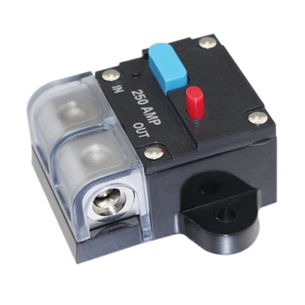 

Push Button Inline Switch Overload Protector Circuit Breaker Stereo Fuse Holder Manual Car Audio Resettable Amplifier Inverter