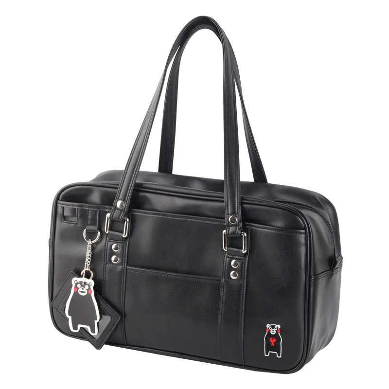 

Women's Cute Anime Kumamon Embroidery Lolita JK Uniform Shoulder Bag Messenger Bag Japanese Student Kawaii HandBags Schoolbags