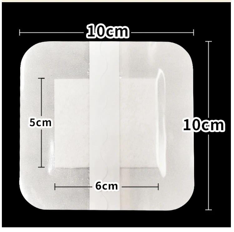 20 шт 10*10 см водонепроницаемый ремешок-помощь большая повязка на рану медицинская прозрачная Стерильная лента для плавания ванна уход за раной защита