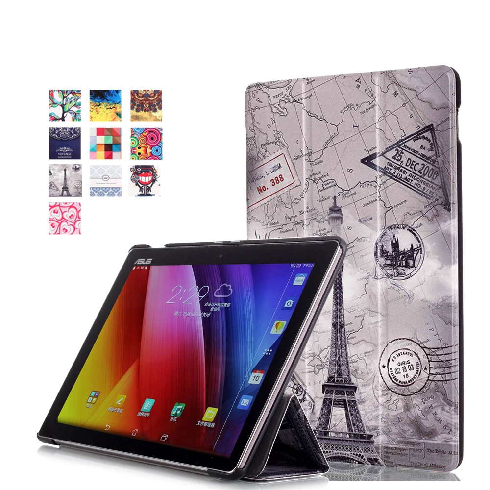 

Fashion hot sell Ultra thin case for Asus zenpad 10 z300 z300c z300CL z300CG Z300M 10.1''tablet Painted protective cover