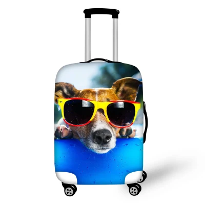Фирменные Защитные чехлы для багажа для путешествий, 3D чехол для животных, мопса, собаки, 18-30 дюймов, эластичный чехол для чемодана, чехол для чемоданов - Цвет: 6148S