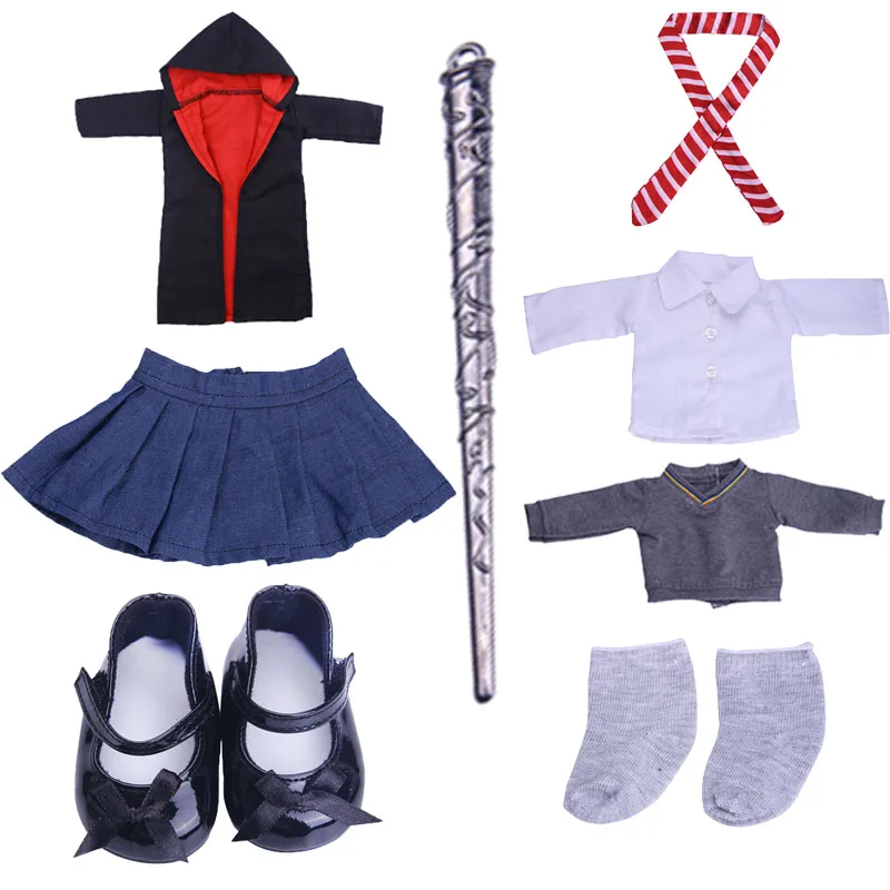 Кукольная одежда, школьная форма и доктор степени для 18 дюймов, американский и 43 см, Born Boy, поколение, игрушки для девочек(включая обувь