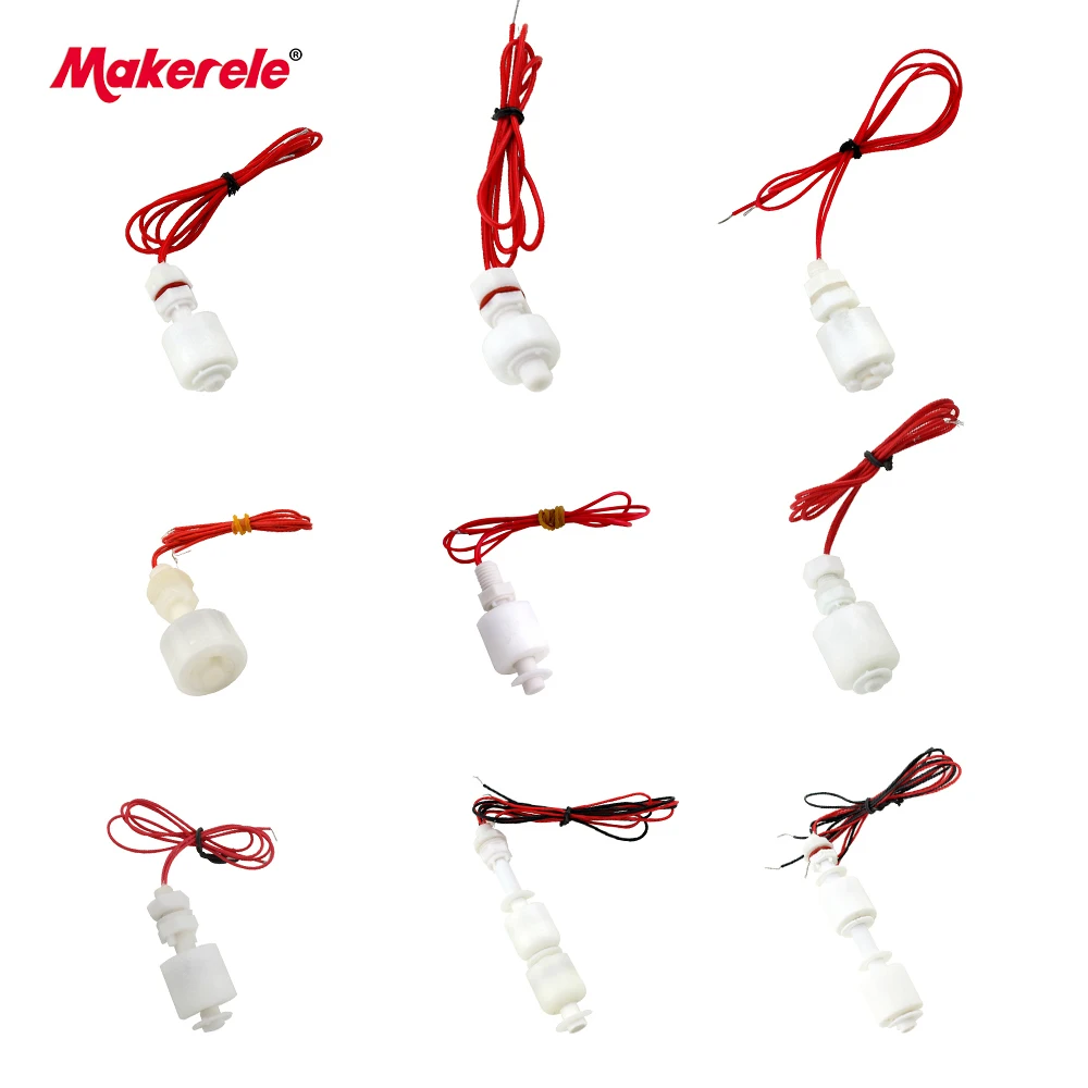 

110V/220V PP Plastic Float Switch Series Tank Liquid Water Level Sensor Internal Float Switch Excellent Quality Material Switch