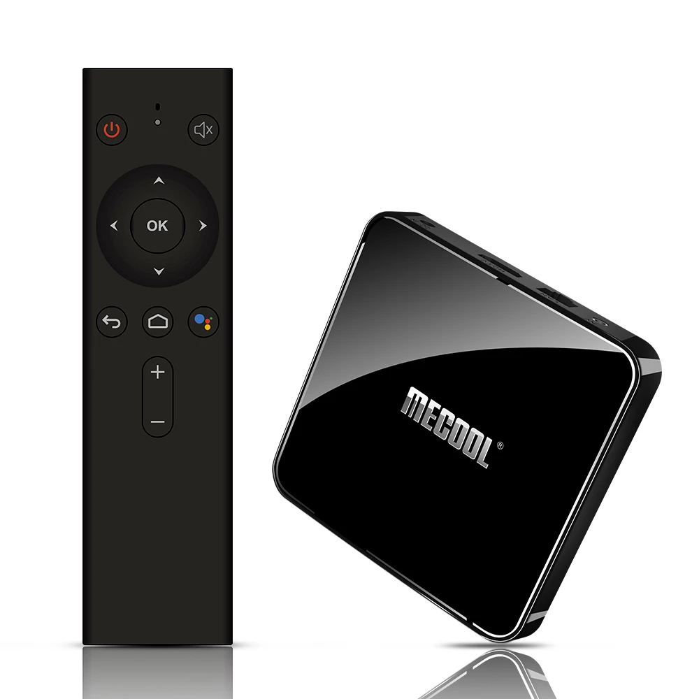 

MECOOL KM3 Android 9.0 TV Box Amlogic S905X2 4GB DDR4 RAM 128GB ROM 2.4G+5G WiFi Bluetooth 100Mbps Ethernet Voice Control TV Box