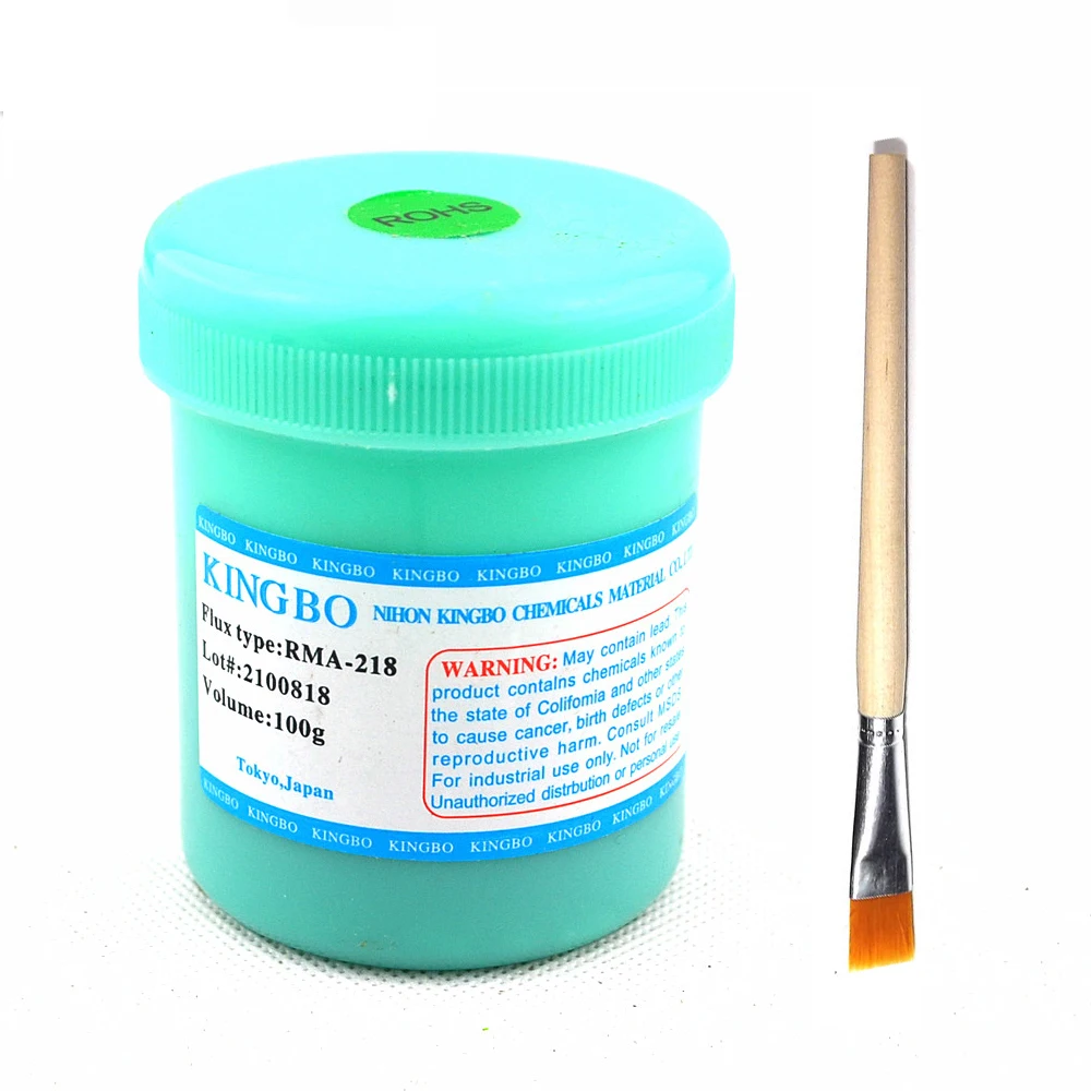 Kingbo RMA 218 bga Solder Flux Paste Solder 100g for SMT Reballing