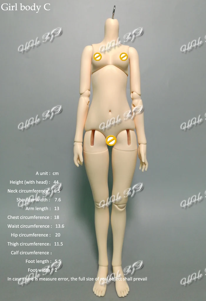 BJD 1/4 боди для мальчиков и девочек msd body of you choise