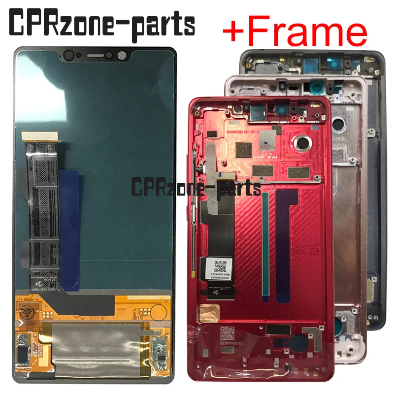 5.88&quot New 100% tested For Xiaomi Mi 8 SE Mi8 Mi8SE LCD display touch screen sensor digitizer assembly + frame free shipping | Мобильные