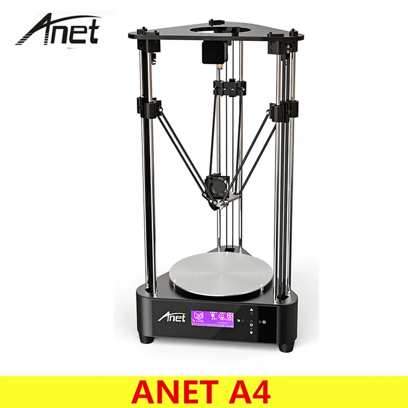 

ANET A4 3D Printer Kit 200*200*210mm High Speed DIY 3D Desktop Printer Aluminium Alloy Big Printing Size ABS/HIPS/PLA Office