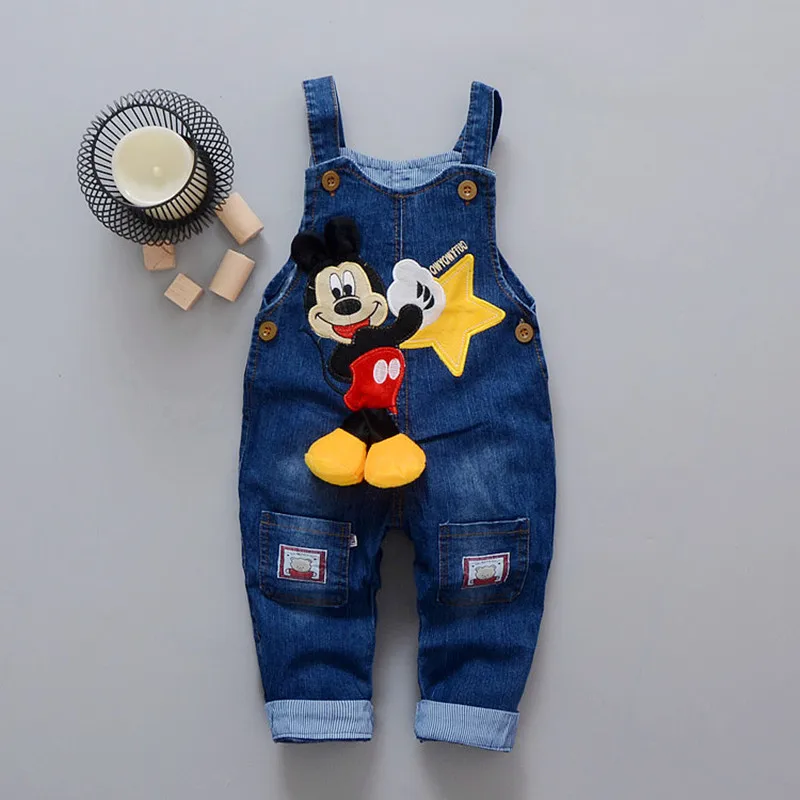 Toddler baby Overalls Pants Trousers Infant Denim 