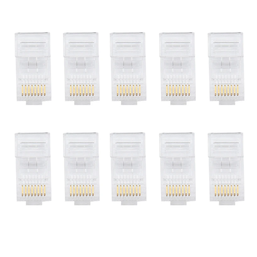 10 шт. разъем RJ45 металлический кабельный модуль сетевой Клеммный JQ0326|Компьютерные