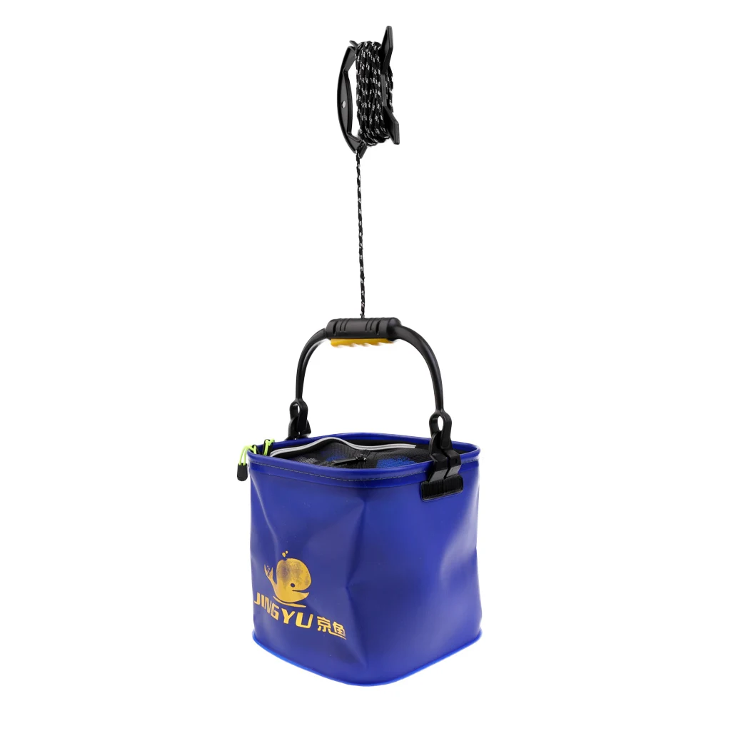 Outdoor Camping Fishing Folding Pail Collapsible Bucket Water Container Box Fishing Accessories Tackle