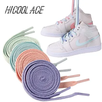 

2019 Fashion Flat Unisex Shoe Laces White Sneaker Shoes Lace for AJ/AF 1 Sneakers Basketball Shoes Off White Shoelace Shoestring
